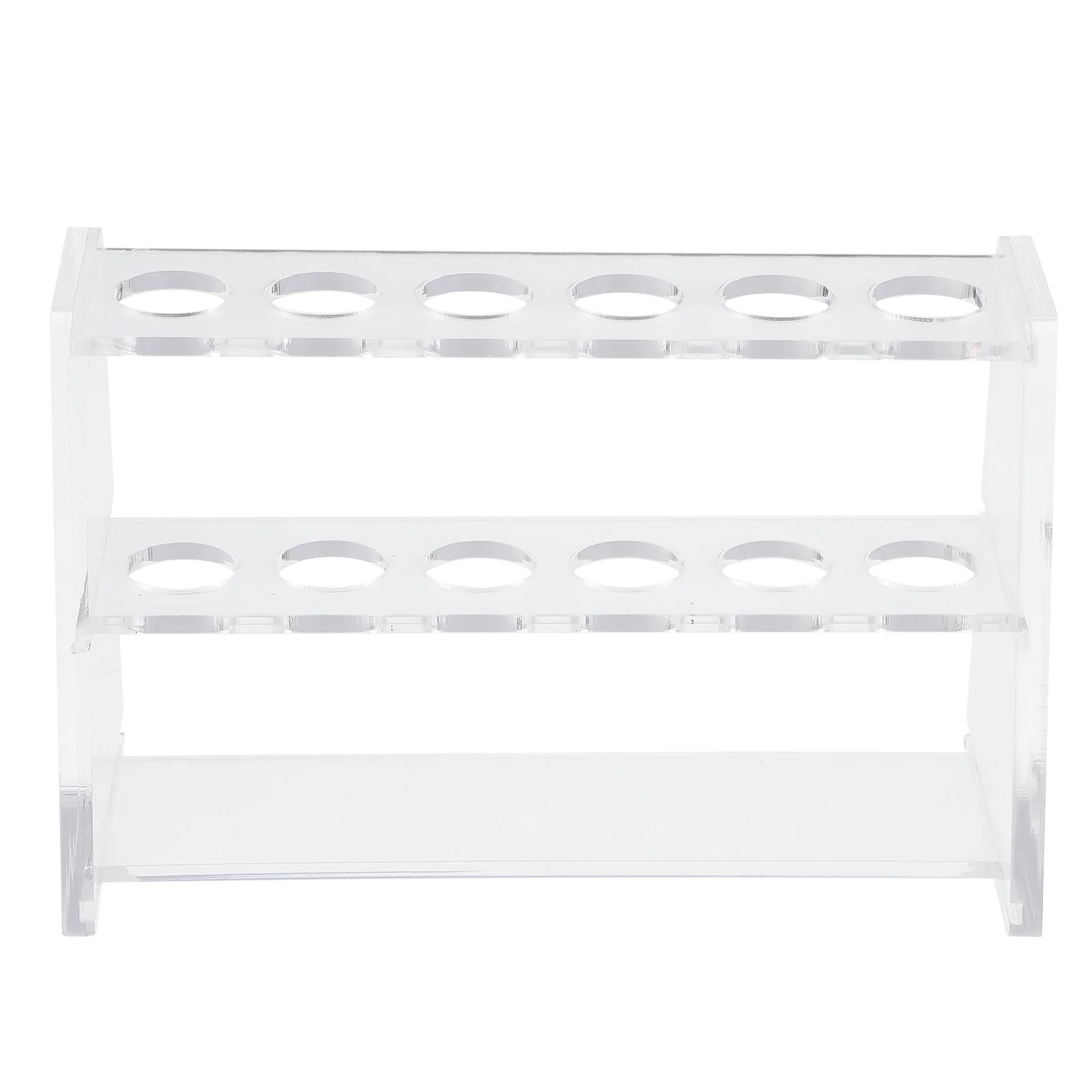 

12 -hole Test Tube Rack Tubes Experiment Organizer Centrifuge Stand Holder Acrylic Round