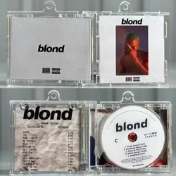 Rap Lonny Play Songs Blonde Album MINI Music CD NFC Keychain Frank Ocean DIY Music Keyring Cosplay Pendant Acrylic Necklace Gift