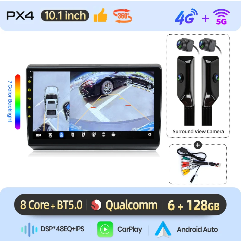 AWESAFE Draadloze CarPlay Android Auto Radio voor VW Volkswagen Caddy 2005 - 2015 GPS Navigatie Plug and Play RDS DSP CAN-BUS Behoud van originele functies