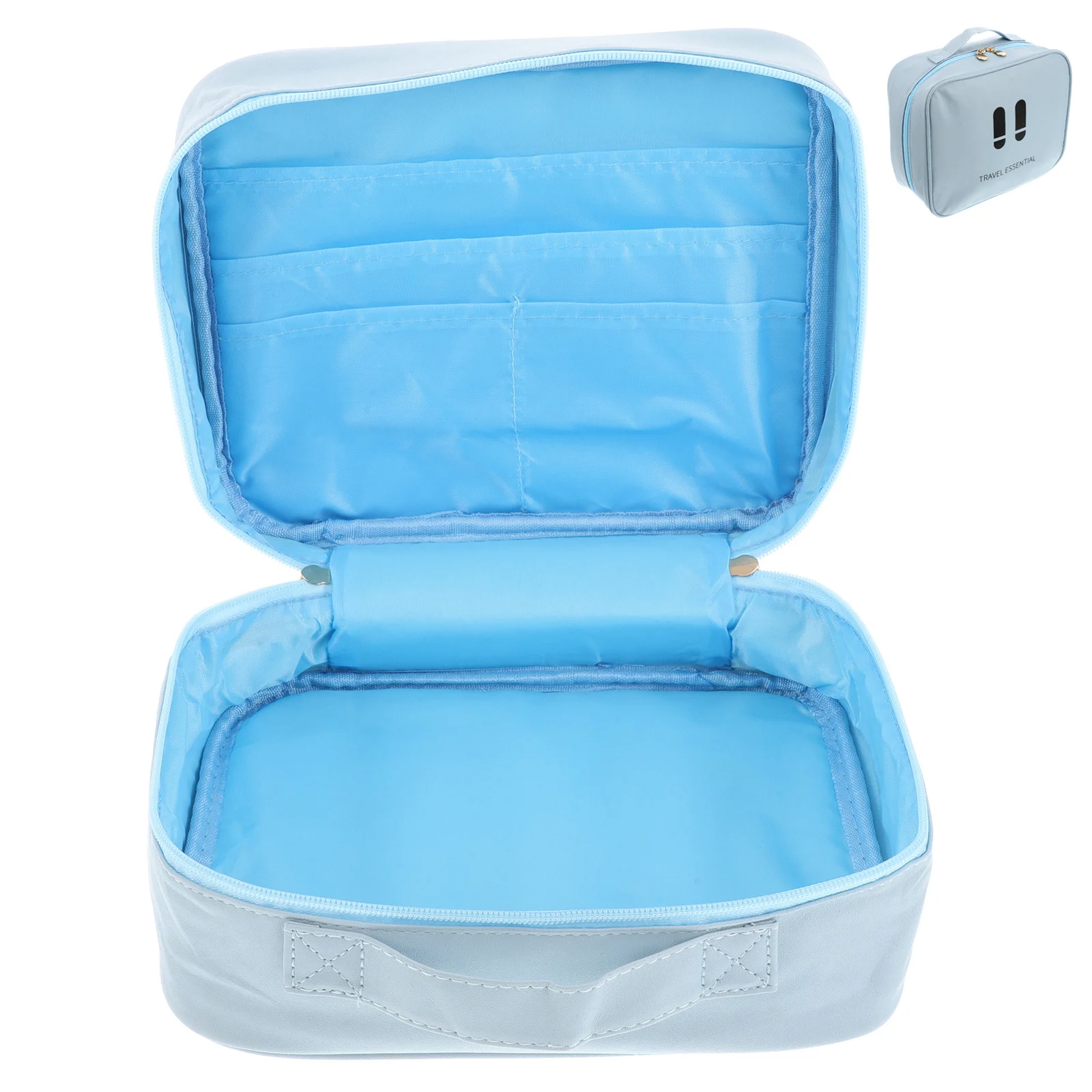 

Portable Mini Medical Bag Compact Travel Emergency Medical Bag Small PU Medicine Storage Organizer for Home Use