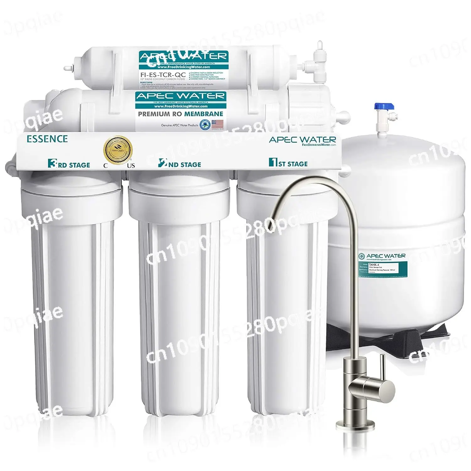 Systems ROES-50 Essence Series Top Tier 5-Stage WQA Certified Ultra Safe Reverse Osmosis Drinking Water System