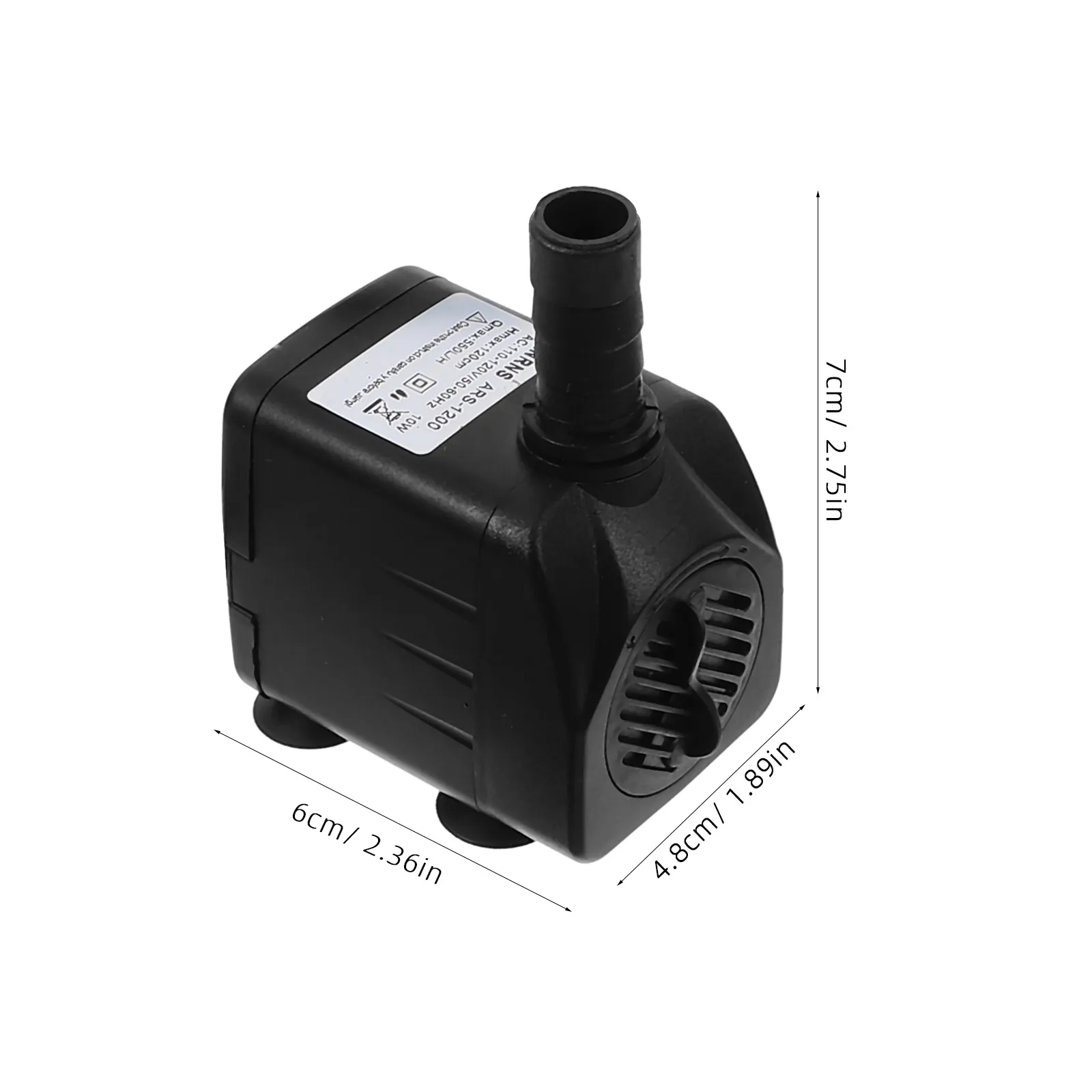 

Circulating Pump for Aquarium Fountain Ponds Fish Tank Water Garden Hydroponic Systems Silent Submersible LED Lights Adjustable