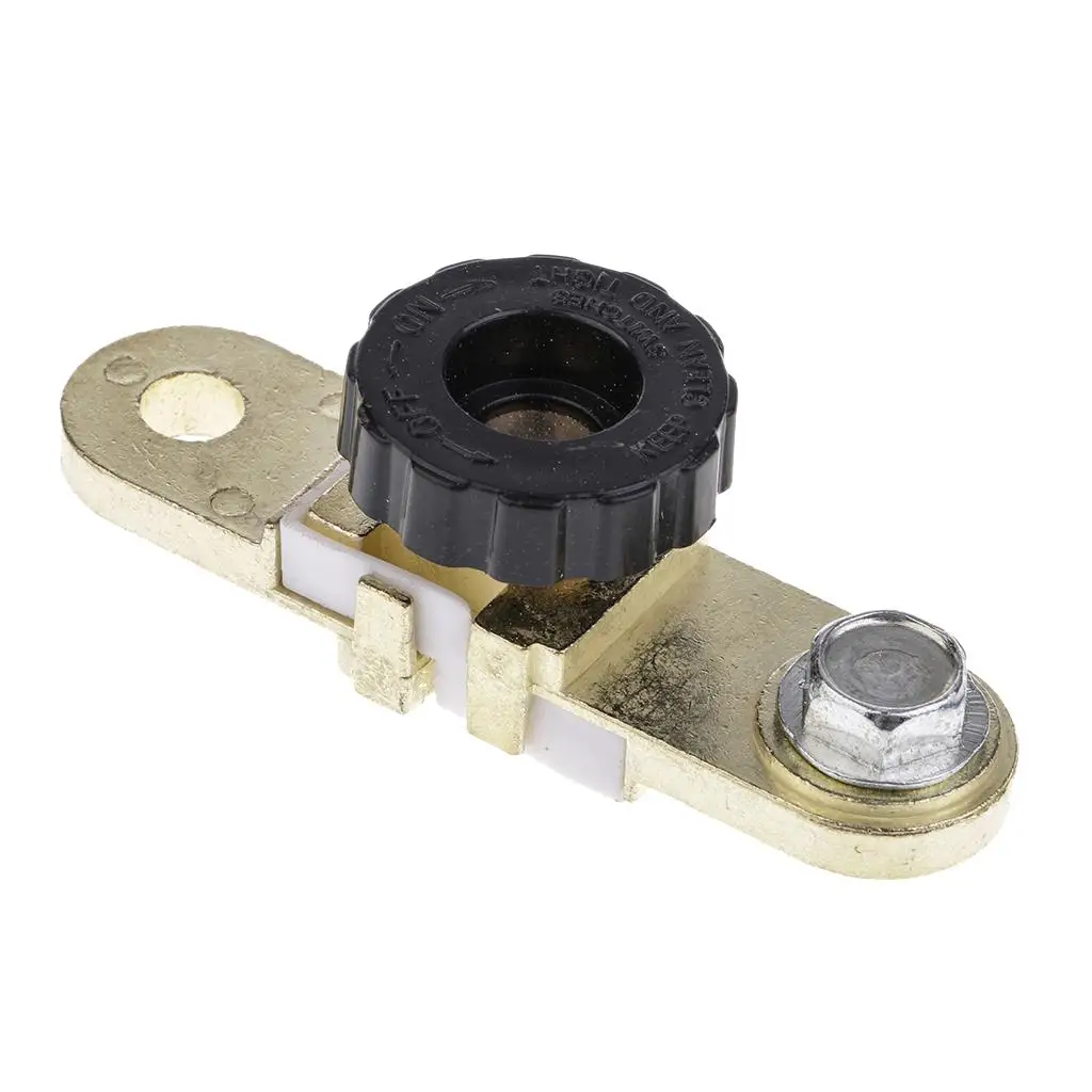 Car Terminal Switch Copper Plated Battery Disconnect Knob Quick Cut Off Power Link for Vehicle Side Post Batteries