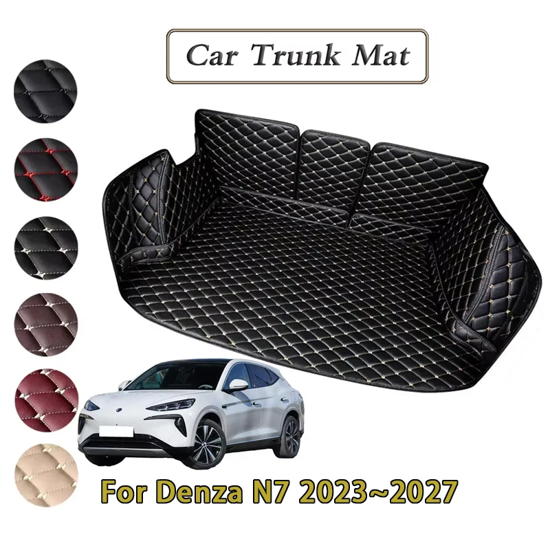 Car Trunk Mats For BYD Denza N7 2023 2024 2025 2026 2027 Waterproof Dirt-resistant Fully Mat Rear Cargo Tray Auto Accessories