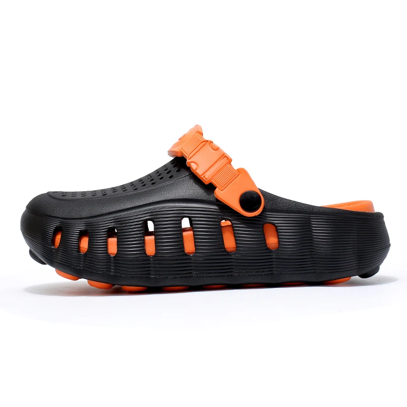 Summer Men's Fashion Footwear Large Size Casual Lightweight Thick Sole Soft Sandals Men's Women's Slippers - view 5