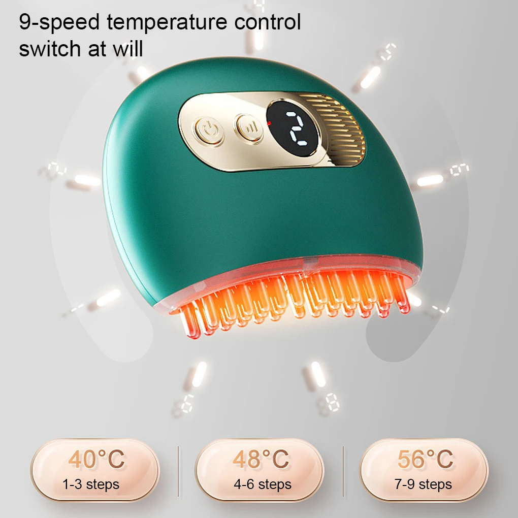 Electric Scraping Board Massager Face Lifting Gua Sha Hot Compress