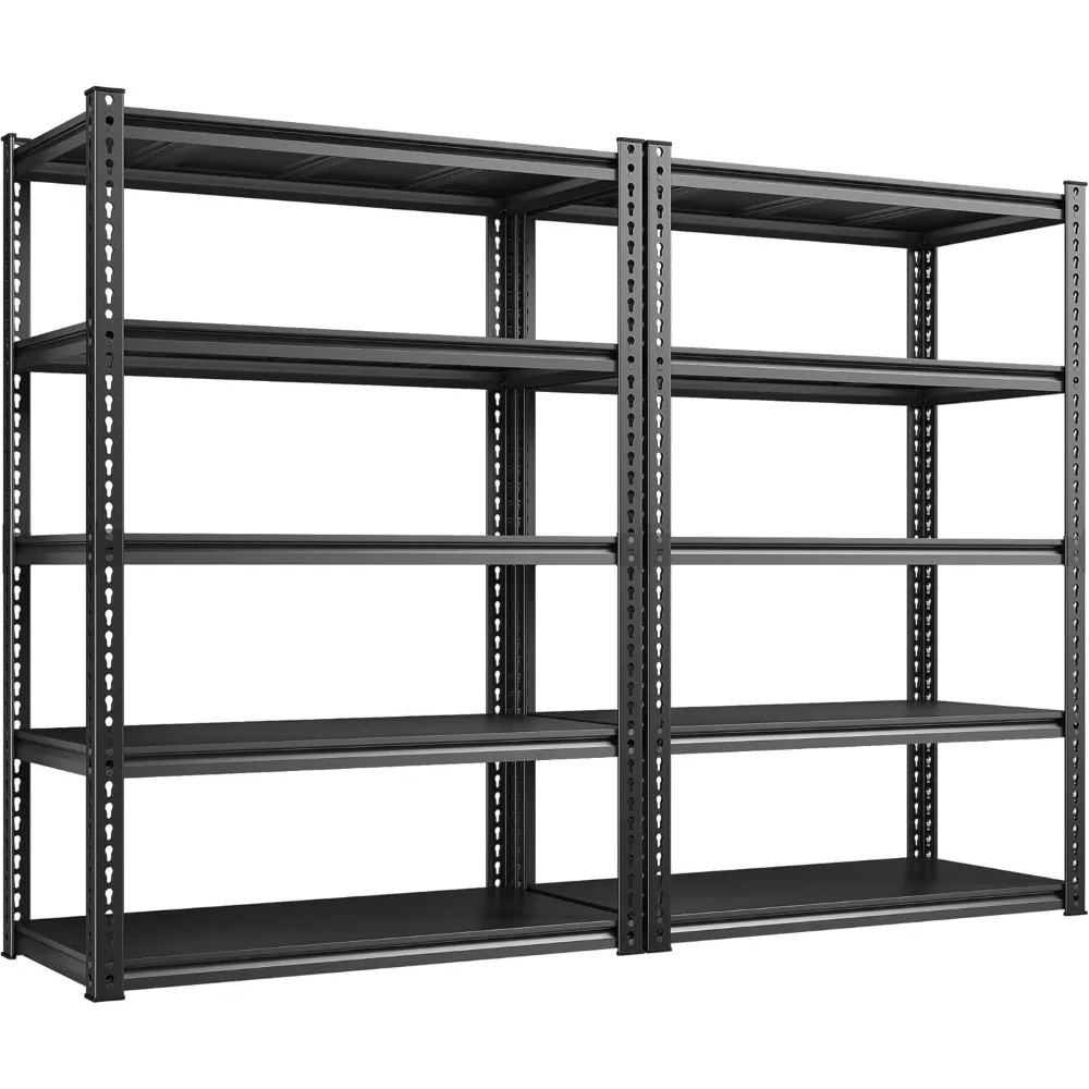 

72'' Storage Shelves 2050LBS Garage Shelving Heavy Duty 5-Tier Metal Shelving Adjustable Garage Shelves for Storage,Basem