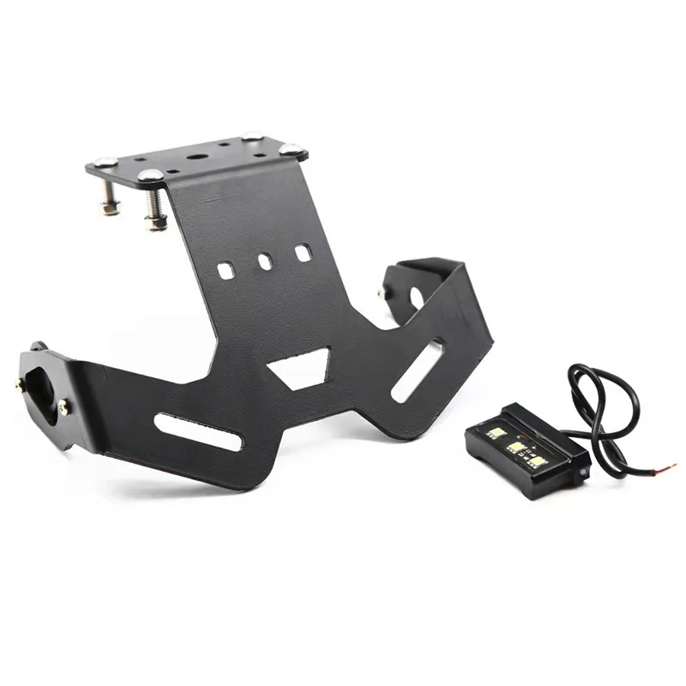 

Держатель номерного знака для мотоциклов Yamaha MT15 MT125 ABS MT-15 MT-125 с LED-подсветкой и кронштейном для крепления (Tail Eliminator)