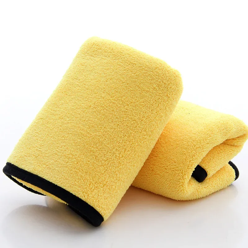 Thicken Car Wash Microfiber Towel 30x30/40/60CM Soft Car Cleaning Drying Cloth Hemming Car Care Cloth Detailing Car Wash Towel image 5
