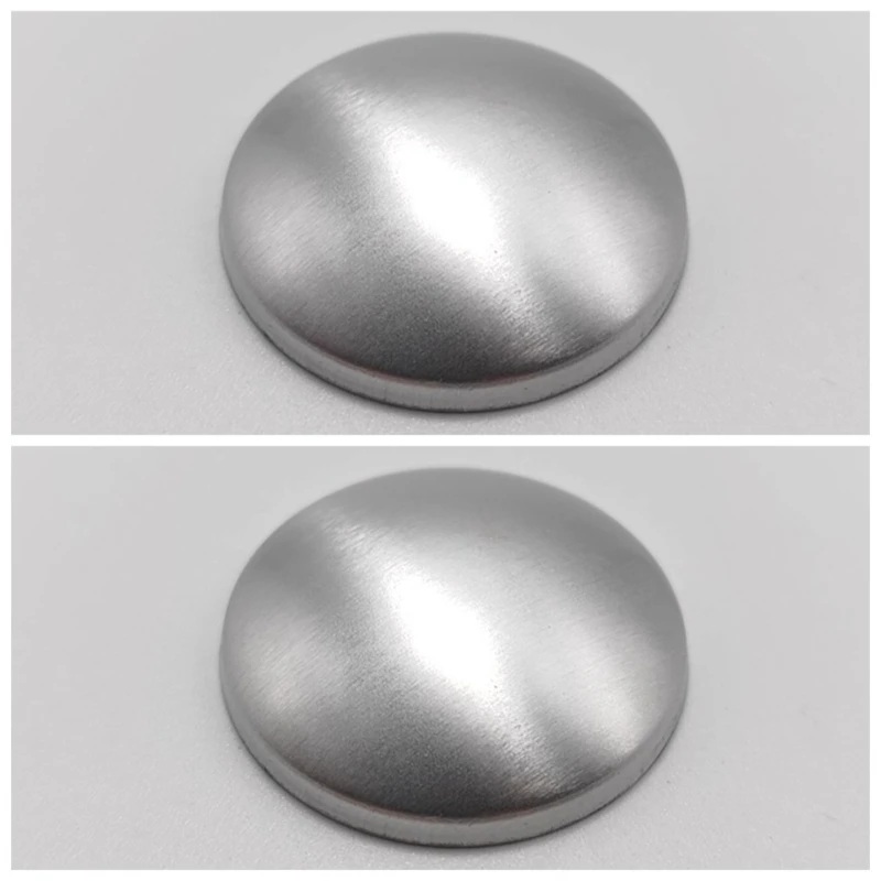 2pcs 32mm Speaker Aluminum Dome Dust Cap Covers Silver Shinny Finish