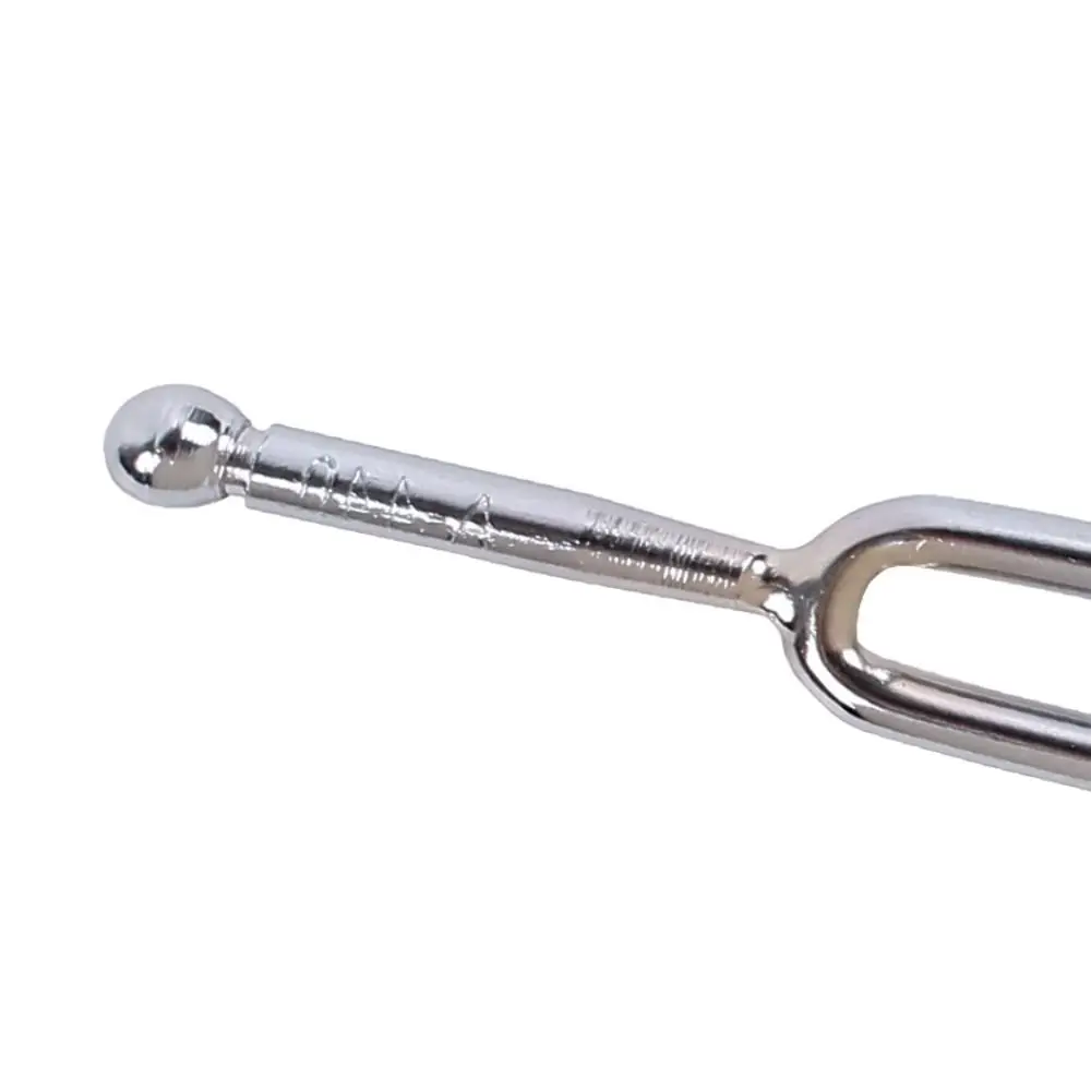 A Tone 440 Hz 440Hz Tuning Fork Tunning Stainless Steel Tone Tuner Standard Silver Violin Tuning Fork Cello