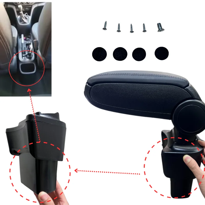 

Armrest box For Hyundai i10 2.Generation Central Control Armrest Storage Foldable Comfortable Driving Accessories