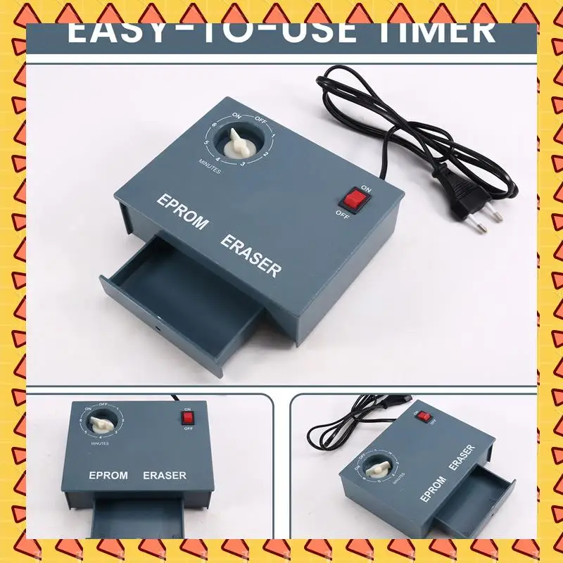 

A008 УФ-ластик Eprom Стирание Ультрафиолетового света Таймер Полупроводниковая пластина (IC) Стирание излучения Чипы EPROM Инструмент для стирания данных Вилка стандарта США