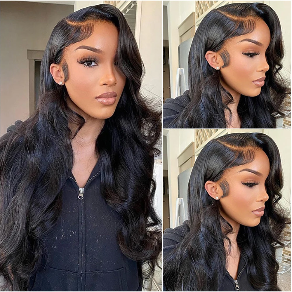 30 40 بوصة الجسم موجة باروكة من شعر طبيعي 13x6 Hd الدانتيل الشفاف الجبهة باروكة من شعر طبيعي 200 الكثافة 13x4 HD الدانتيل الباروكة الأمامية للنساء #3