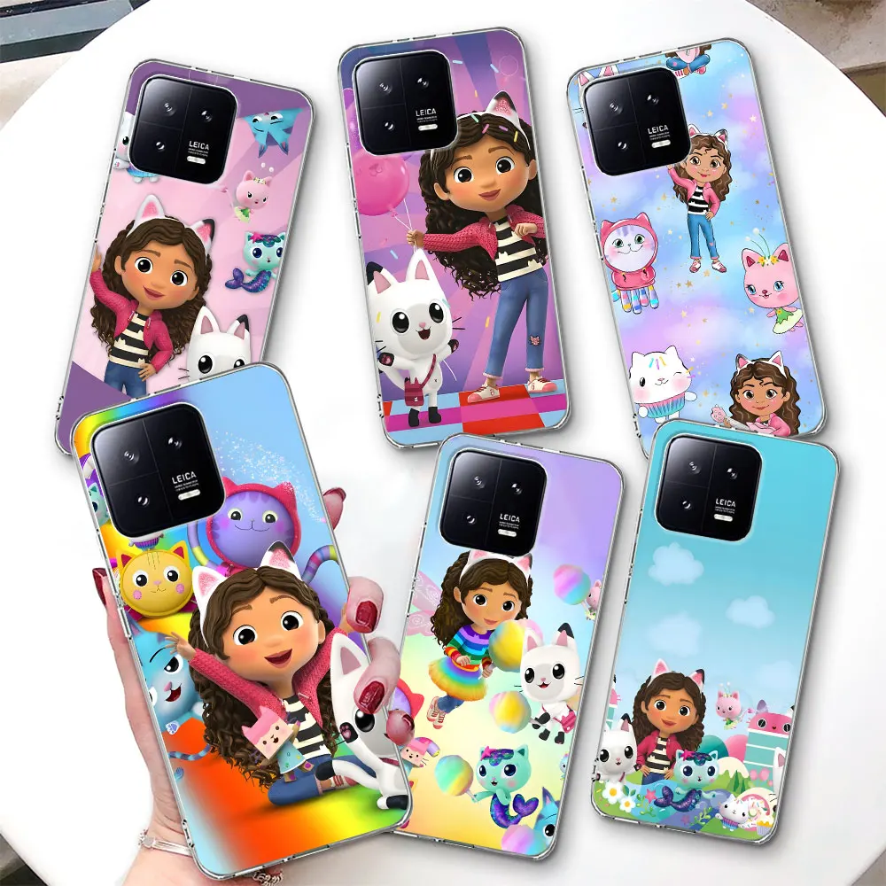 Gabbys Dollhouse Cute Phone Case for Xiaomi Mi 11T 11 9T 10T 12 12X 12T A2 13 9 CC9 A3 CC9E 10 11i 5X A1 8 Lite 6X TPU Cover