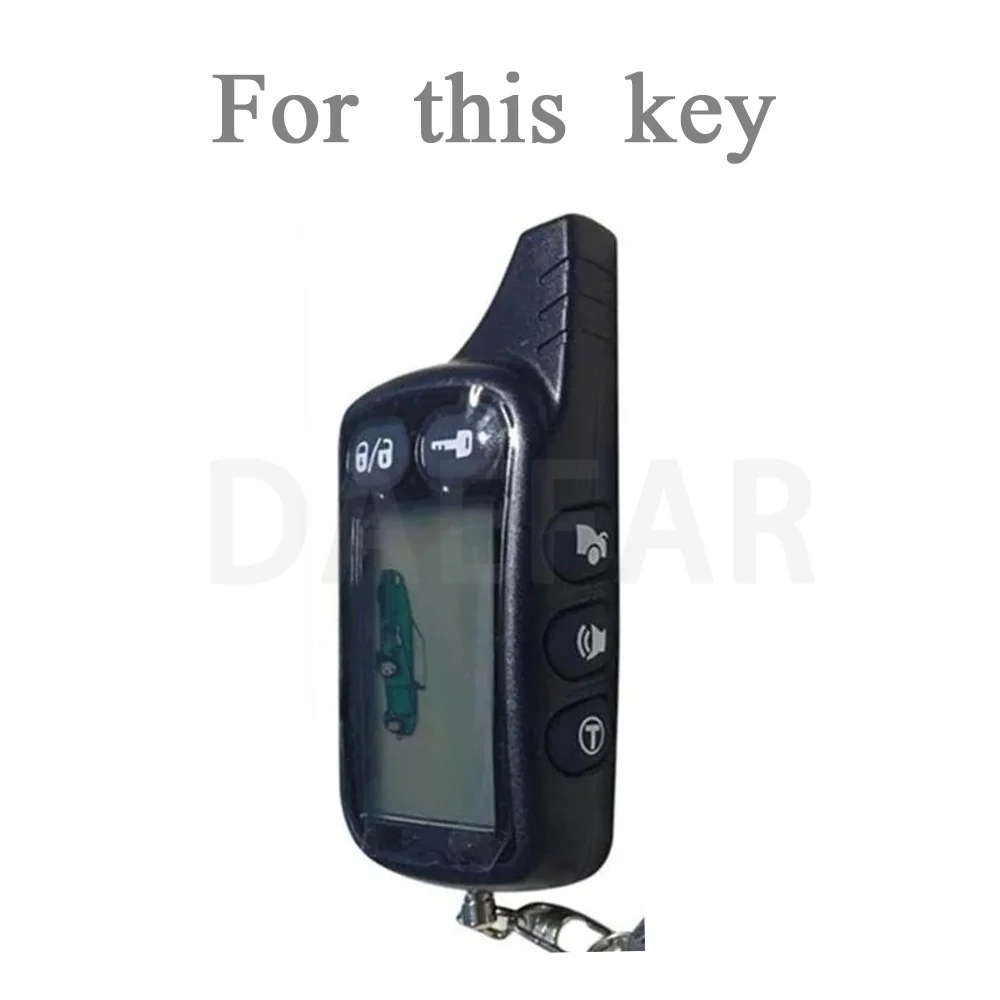 TZ9010 TPU Car Alarm System LCD Remote Control Protector Case Key Cover For Tomahawk TZ 9010 SL-950 TZ-9030 TZ9031 Two-Way