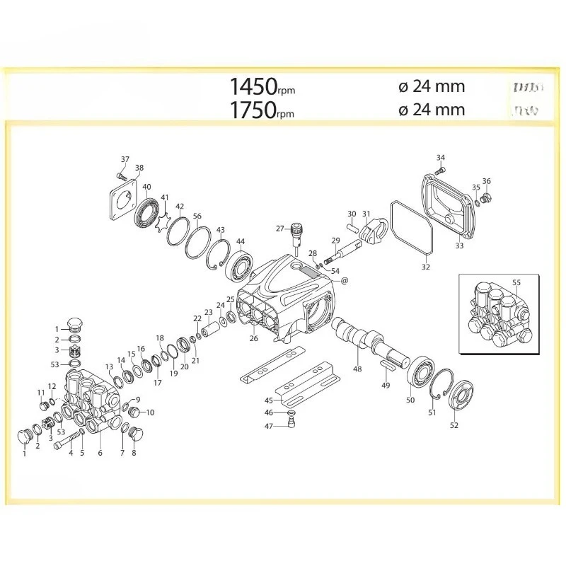 (Applicable to CODE 47114 RR15.25N 15.20N/C 18.16 N/C Italy AR) Water pump seal component
