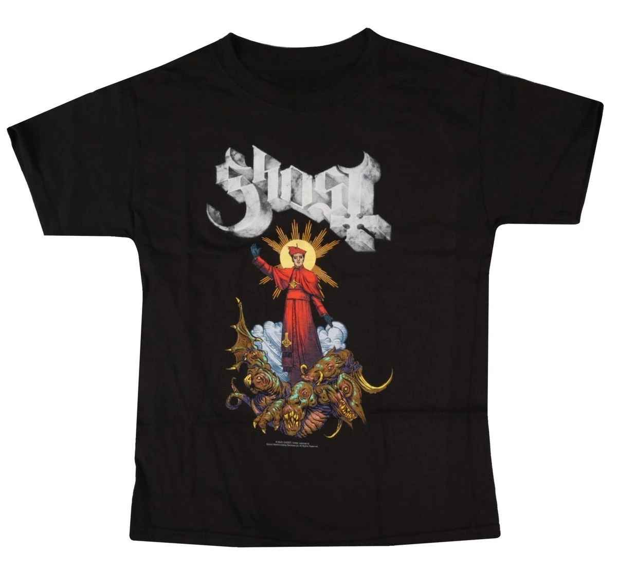 Ghost The Band Pied Piper Graphic Tee Classic Rock Streetwear Casual Unisex