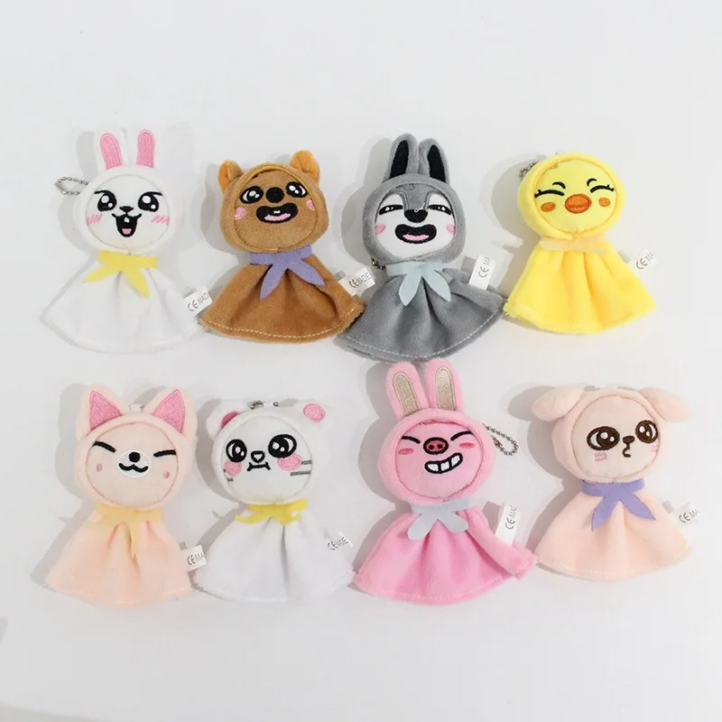 جديد SKZOO الضالة الاطفال ألعاب من نسيج مخملي المفاتيح لطيف الحيوان قلادة لينة أفخم حقيبة الديكور هدية العيد المثالية