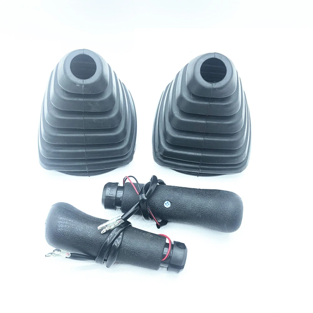 For CATERPILLAR 320 B/C/D Excavator Joystick handle Rubber horn side weightlifting side Lever dust-proof set Excavator accessory