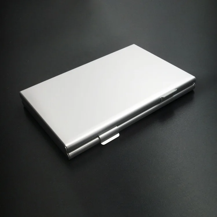 Modern style Silver black red Aluminum Memory Card Storage Case Box Holders For Micro Memory SD Card 24TF