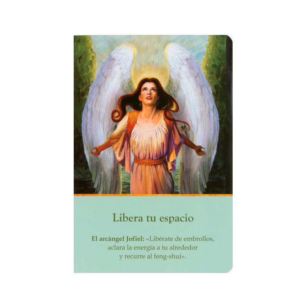 Divinatory Cards Of The Archangels - Set of 45 cards and Spanish Guide  .doreen virtue. Tarot Oracle Card Board Deck Games