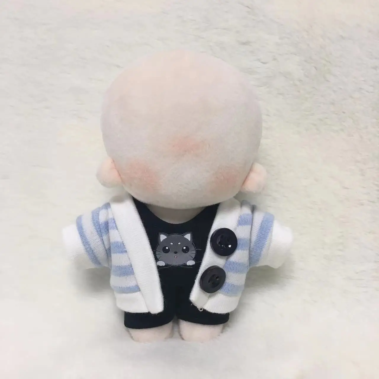 Handmade 10cm fat figure doll clothes cute knit coat set star doll suitable doll clothes do not include doll