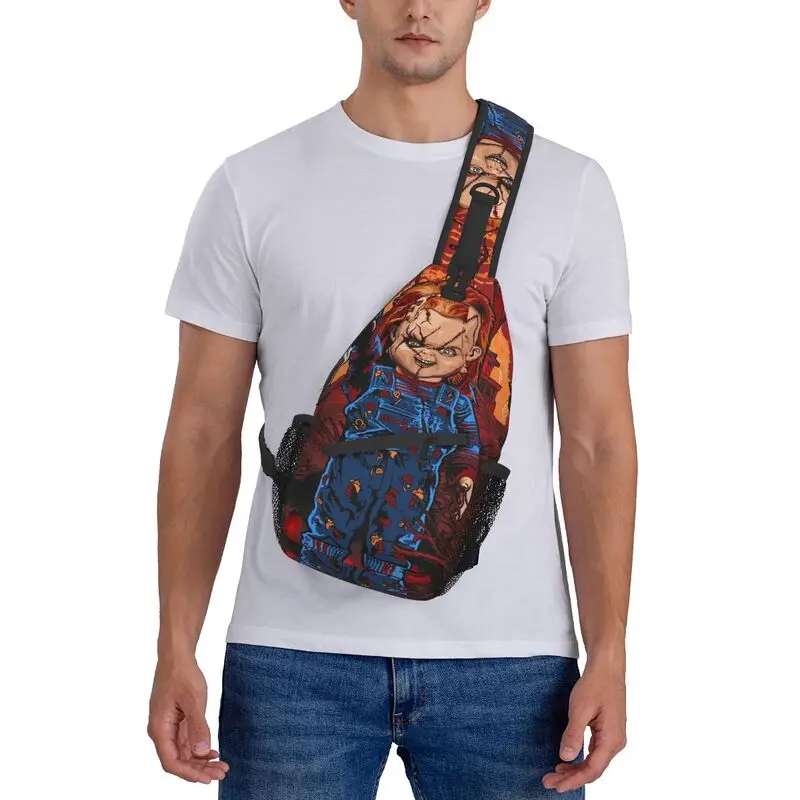 Kind Spielen Fan Art Sling Brust Crossbody-tasche Männer Kühlen Schulter Rucksack für Reise Radfahren