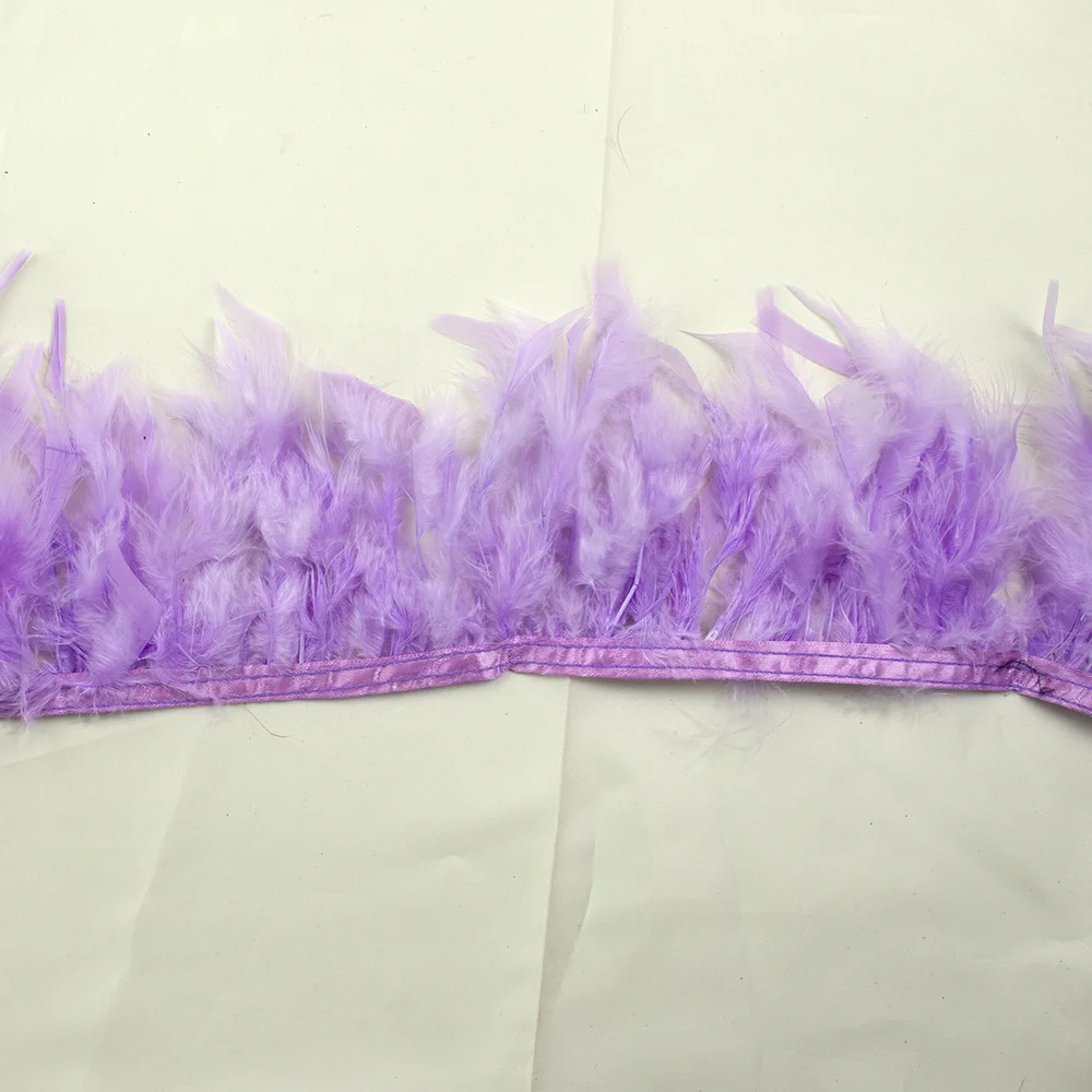 1 متر متعدد الألوان تركيا ريشة تقليم هامش رقيق جردت بلوماس الشريط 10-15 سنتيمتر فستان الزفاف الملابس الحرف الخياطة الديكور