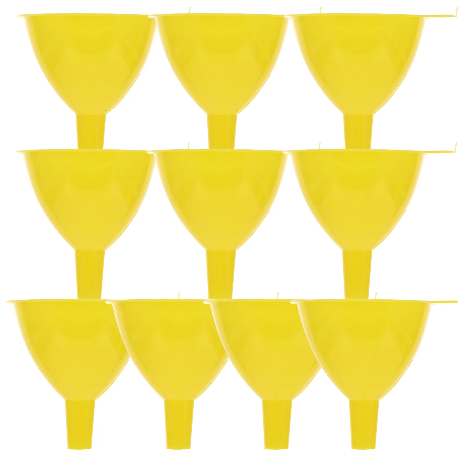 

10pcs Plastic Funnels Kitchen Funnels 60mm Diameter for Chemical Experiments Lightweight Funnel Kitchen Bottle
