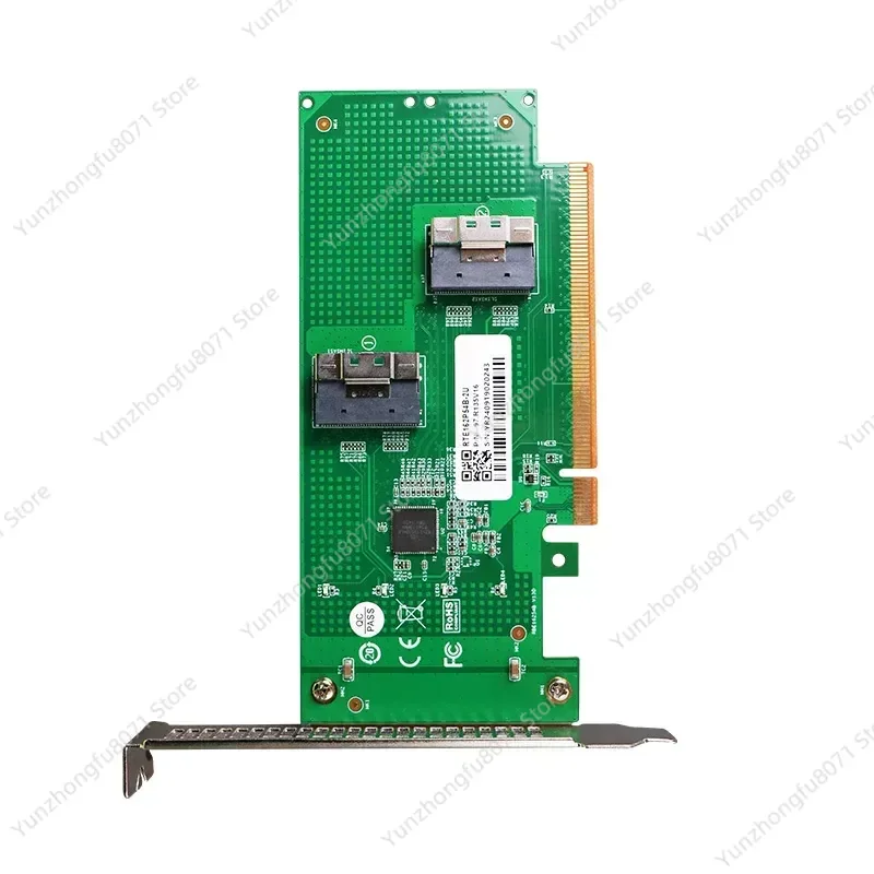 For Speedbridge PCI-E 4.0 16X to SlimSAS SFF-8654 Adapter Card Game Graphics Card External Expansion
