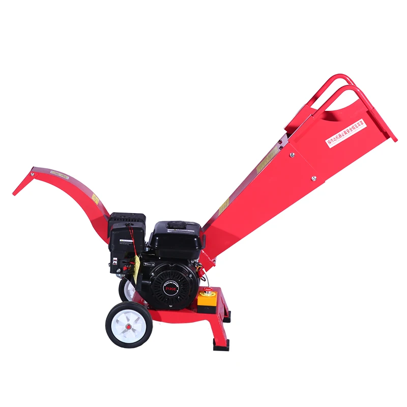 AYS950 Portable Wood Chipper Shredder 7HP Engine Ideal for BambooTree Branches Garden Farm Waste Tool