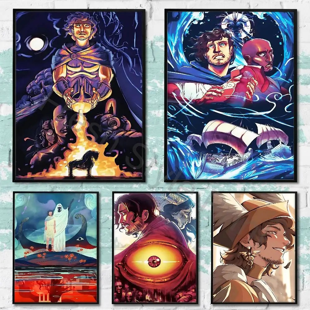 

E-Epic the Musicals Anime Wall Art Canvas Painting Poster For Living Room Home Decor Decoration Picture