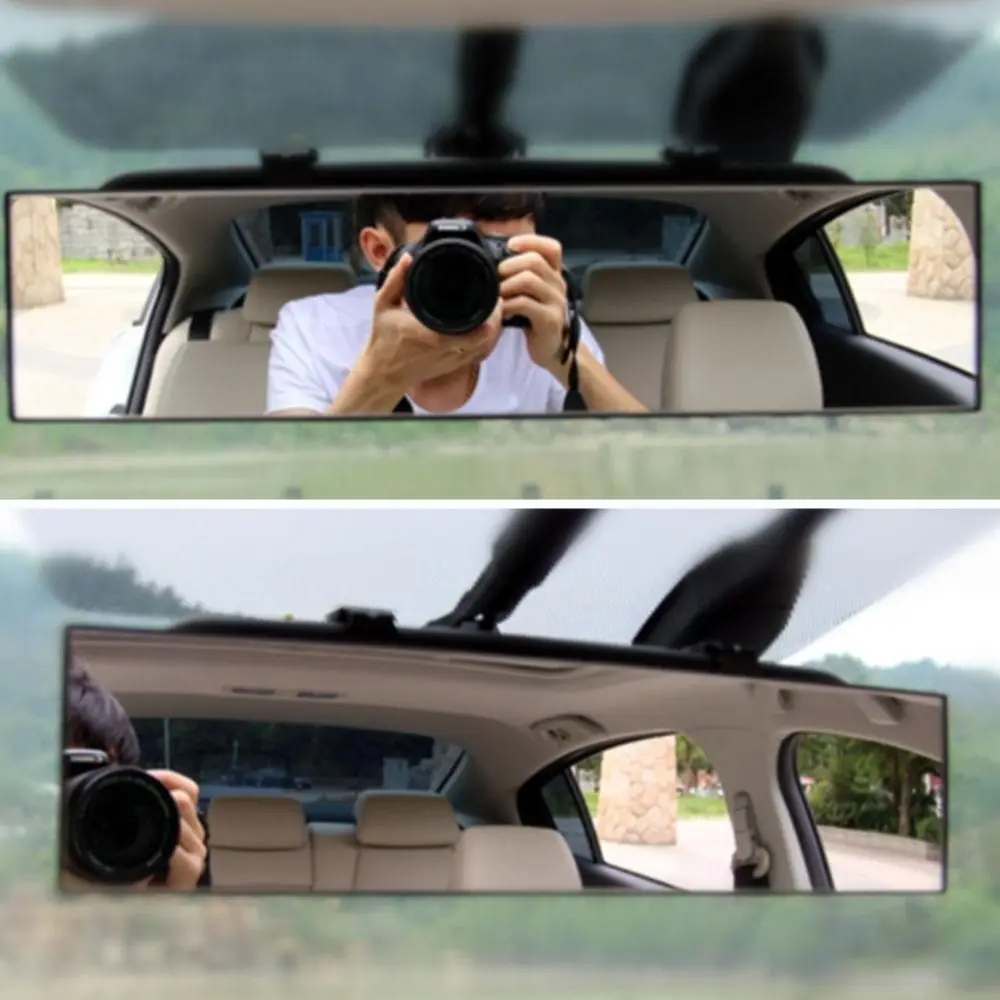 Unbreakable ABS Durale Glass Angel View Panoramic Wide Angle Car Rear View View Mirror In The Car