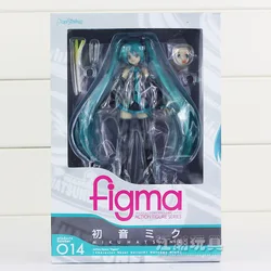14cm Hatsune Miku Joint replaceable Standing posture Action Figure PVC Model statue Desk Decor Toys Doll Collection Gifts boxed