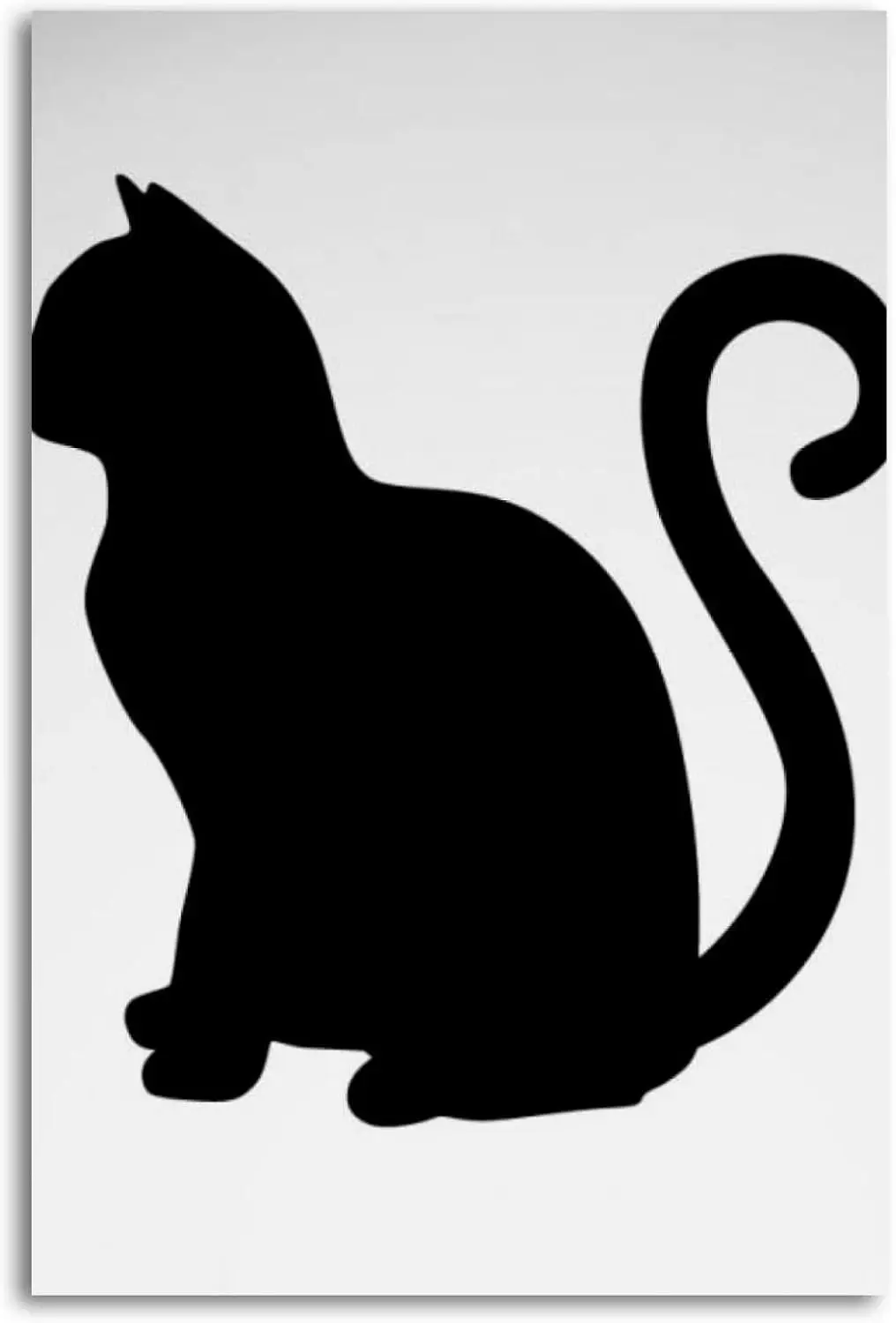 Metal Tin Signs Cat Silhouette Sign Vintage Wall Decor Tin Sign Plaque for Home Cafes Office Store Pubs Club 12x16