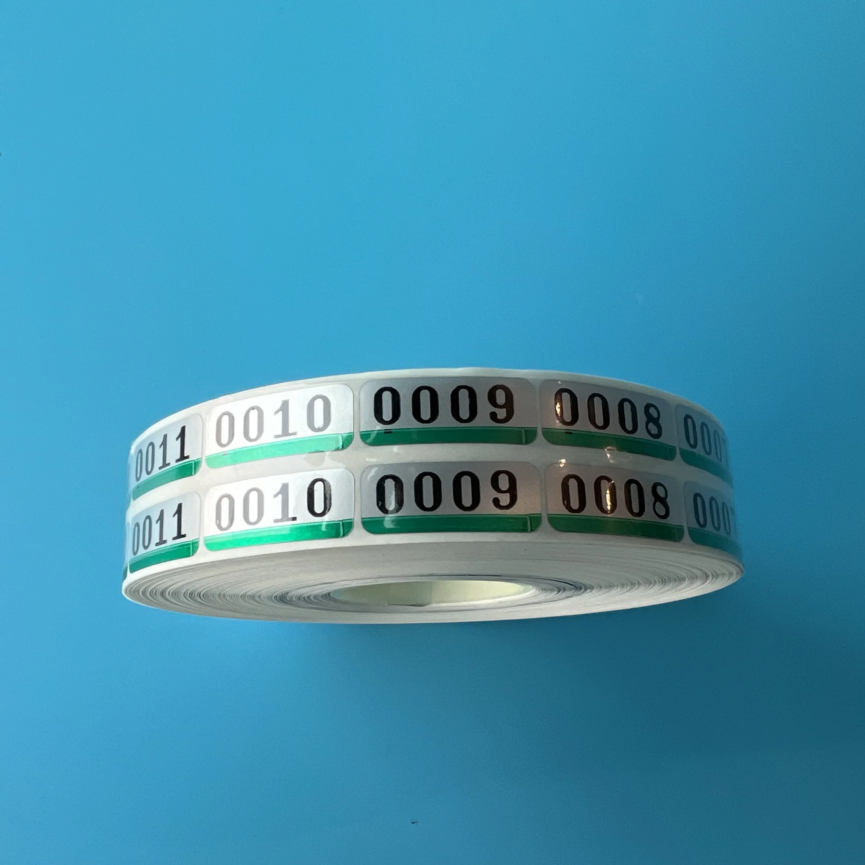 1X2000 Par Nowych Etykiet Twin Check Nr 0001 - 2000 dla minilabów do negatywów Noritsu i Fuji, jak na zdjęciu — zdjęcie produktu 3