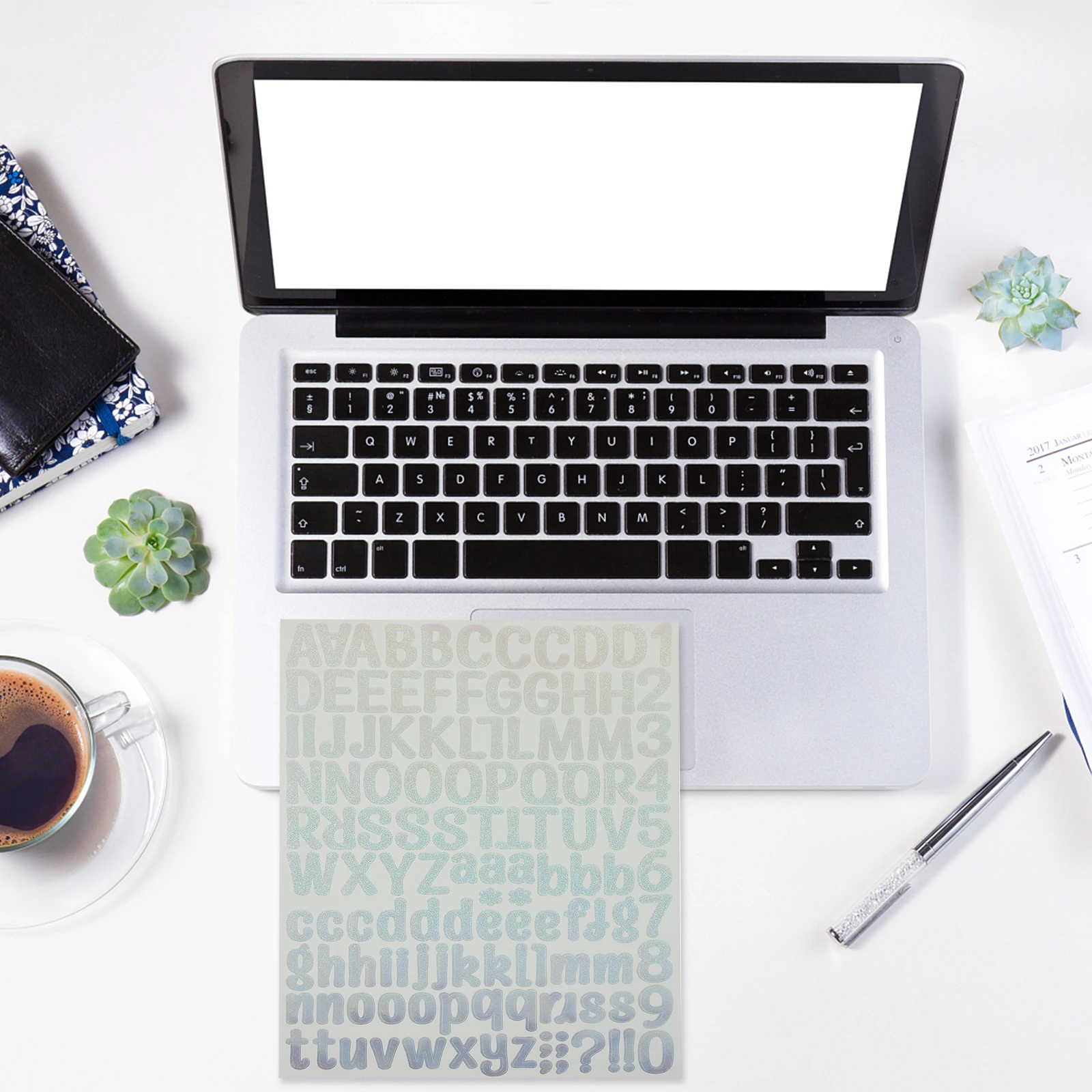 10-листые наклейки с вырезанными буквами, водонепроницаемые виниловые наклейки с буквами и буквами для рукоделия, принадлежности для самостоятельного изготовления, этикетки для папок с файлами