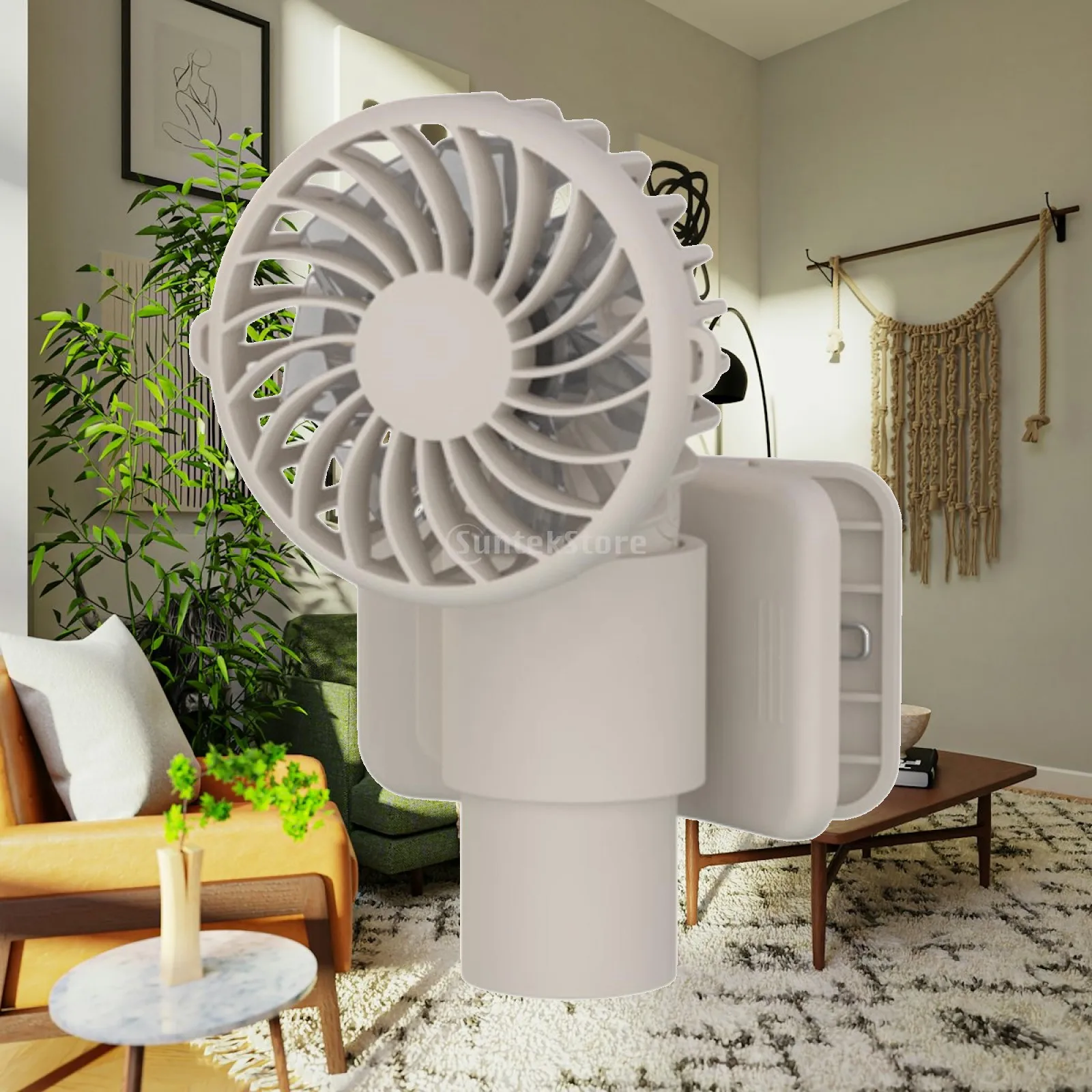 USB Mini Clip Fan Rechargeable Portable Personal Fan for Car Dorm Room Desk Camping with