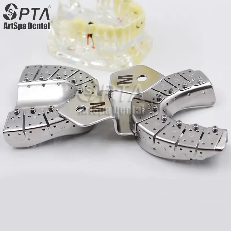 Implant dentystyczny SPTA Impression Tray Usuń segmenty Pozycja liczb Materia stomatologiczna Autoklaw Materia ze stali nierdzewnej