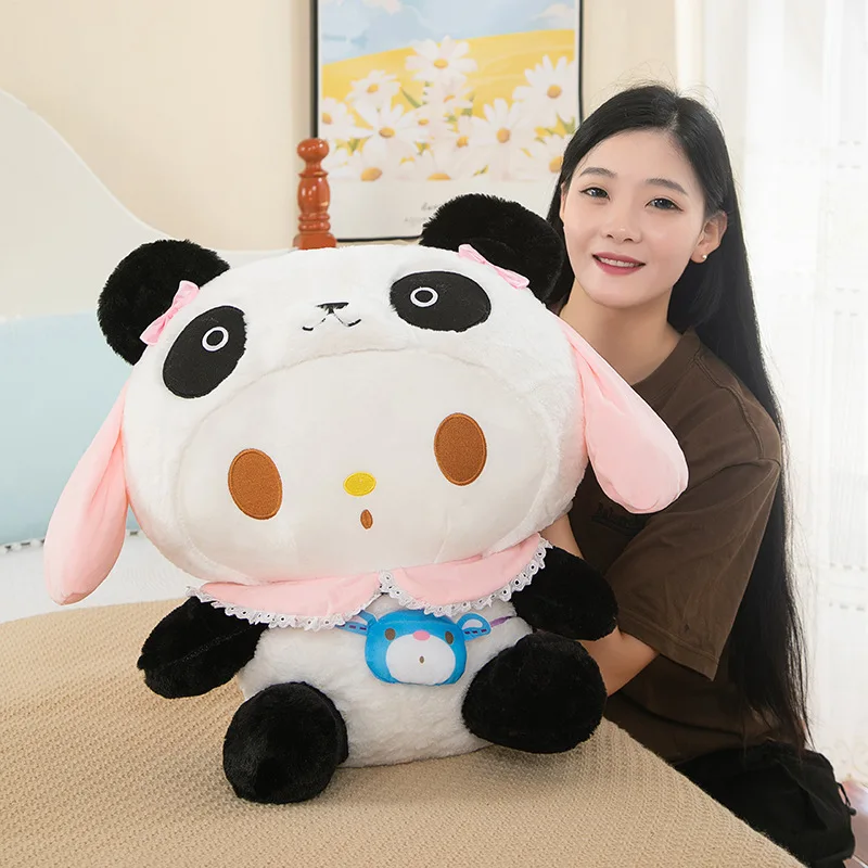 新しい60cmサンリオかわいいクロミぬいぐるみメロディぬいぐるみ人形枕キュートな変身シナモロール子供誕生日クリスマスプレゼントぬいぐるみ