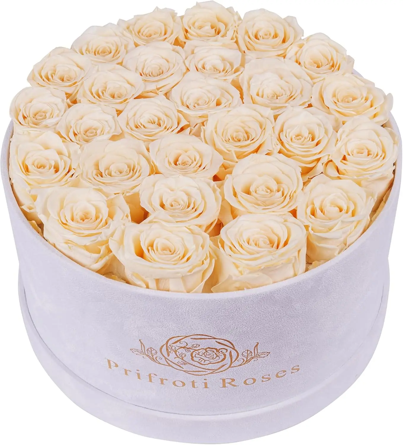 

27 консервированных роз в роскошной замшевой коробке, подарок на день рождения для женщин, шампанские розы ко Дню матери
