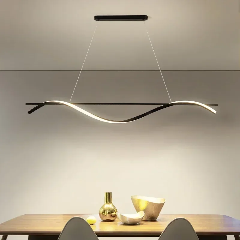 

Chandelier Modern LED Dimmable Ceiling Hanging Lamp Nordic Living Dining Kitchen Table Pendant Light Indoor Fixture