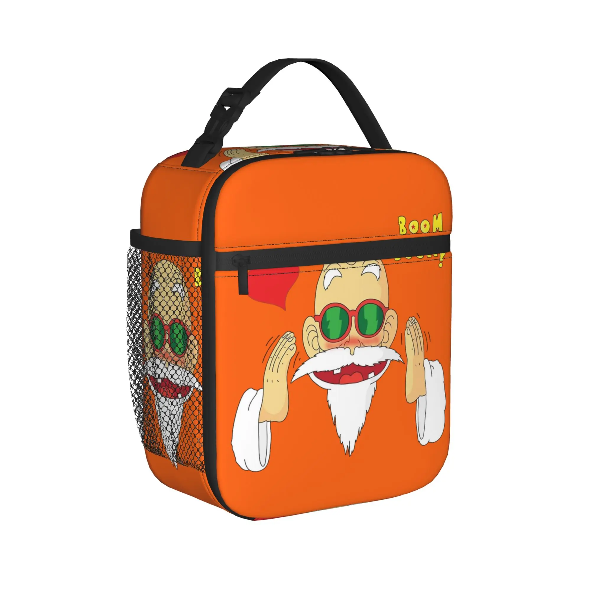 dbz D-DragonBall-L Master Roshi Merch Insulated Lunch Bag For Office Food Storage Bag Portable Thermal Cooler Lunch Box