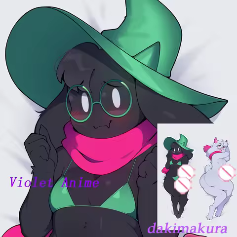Dakimakura Anime Ralsei Double-sided Print Life-size Body Pillow Cover Bedding Gifts