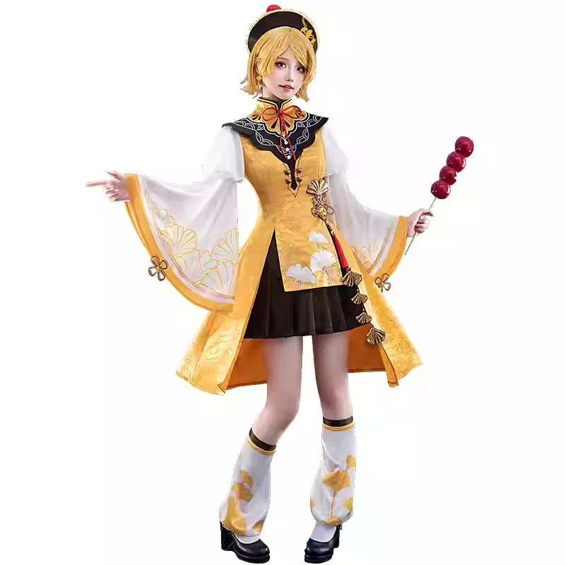 Mooyiyi cos Rin Len คอสเพลย์เครื่องแต่งกายสําหรับคริสต์มาสฮาโลวีนบทบาทเล่นเกม PJSK ขนาด S-XL ใหม่เซ็กซี่อะนิเมะเครื่องแต่งกาย