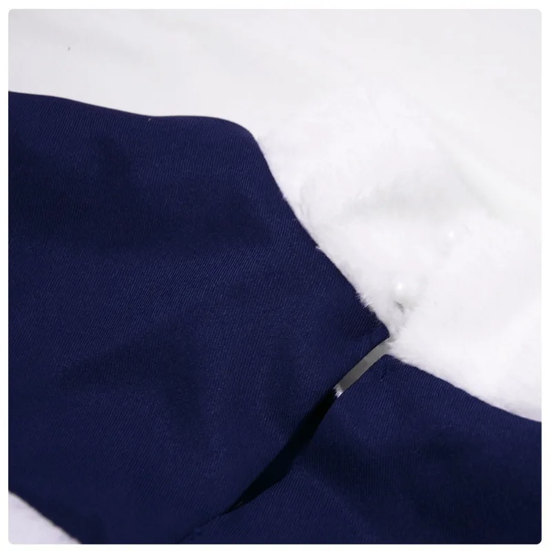 Anime Juvia Lockser Cosplay 100 Years Costume Blue Uniform Hat Shawl Long Dress Winter Warm Clothes Role Play Outfit for Women view 6