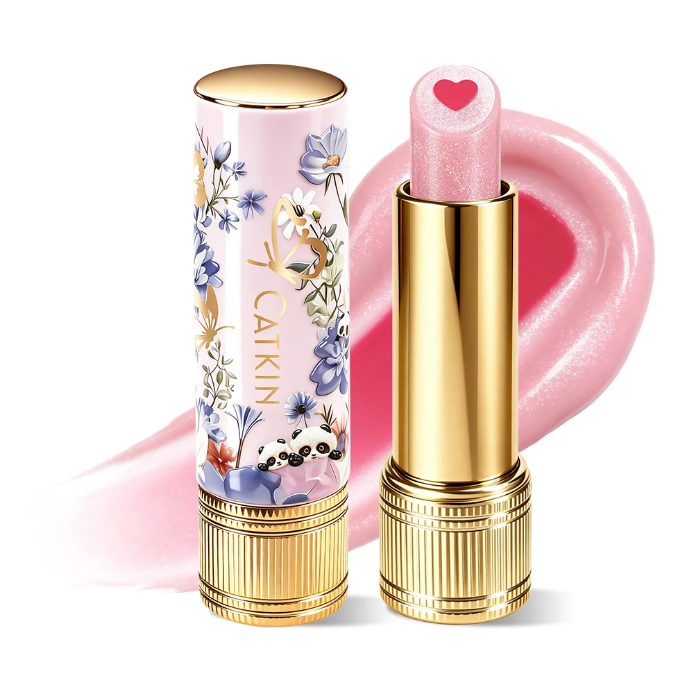 CATKIN Whiffle Dance Getönter Lippenbalsam Fester Lipgloss Feuchtigkeitsspendender Wasseriger Farbiger Jelly Love Langanhaltend