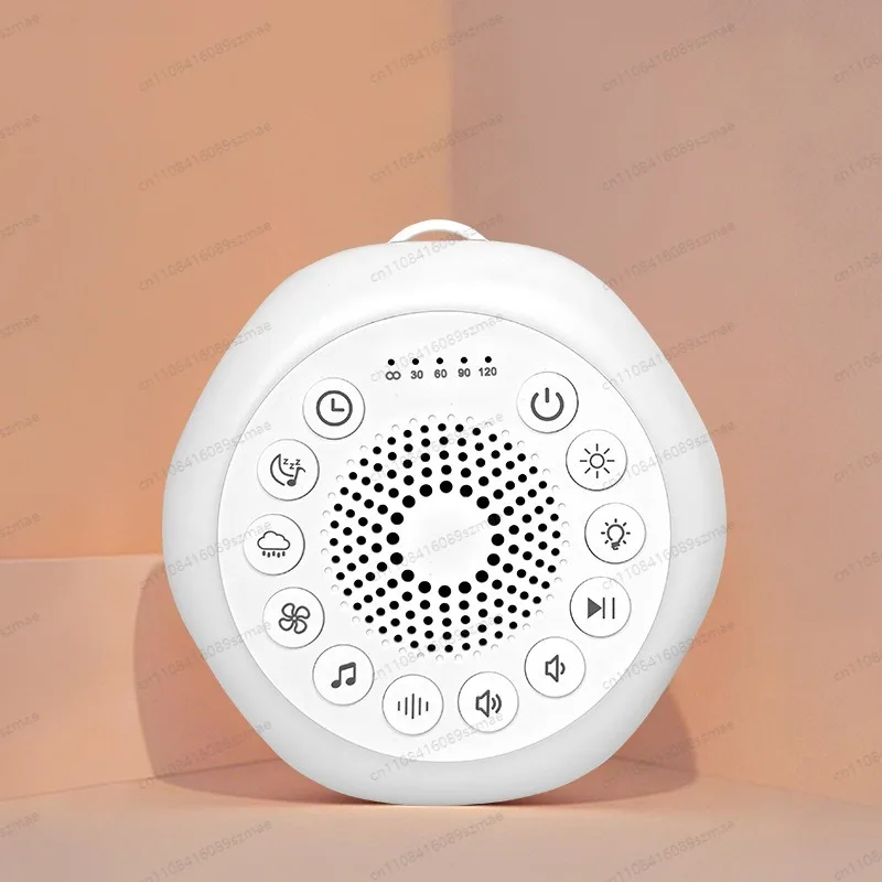 Sleep Aid White Noise Machine, Portable Soothing Device with Night Light & Calming Music, Exclusive for Elderly