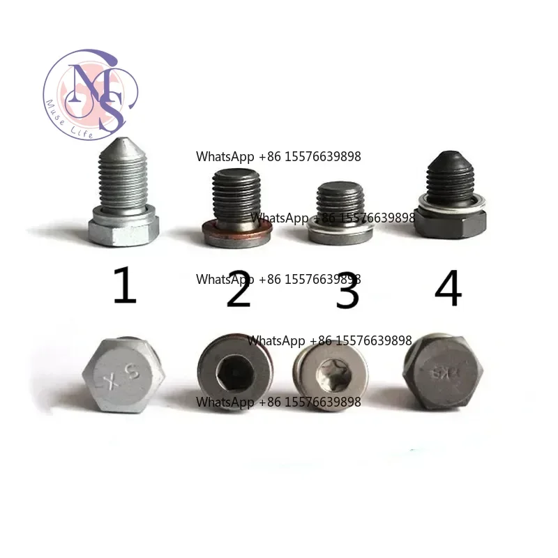 1Pc Engine Oil Drain Sump Plug Bolt LN91101401 N91086801 N90288901, Auto Oil Pan Hardware Replacement Spare Part